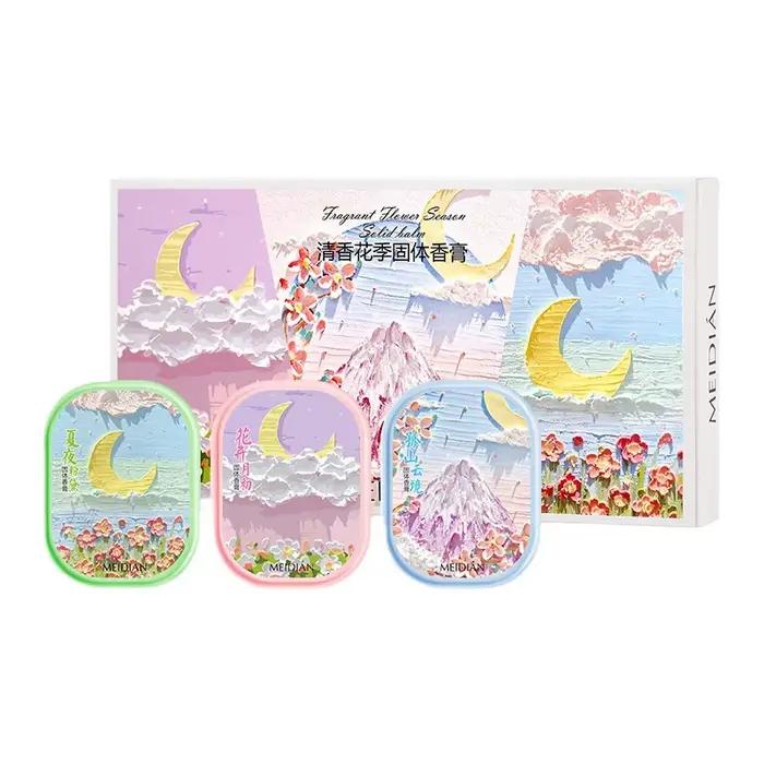 Ensemble De Parfum solide unisexe Portable Parfum Eau De Toilette Floral fruité élégant charme frais