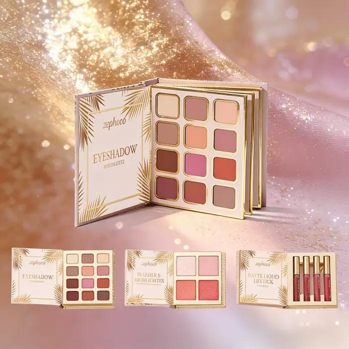 Palette de maquillage professionnelle en format livre