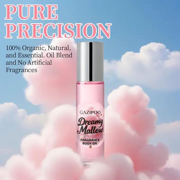 Parfum en roll-on Candy Cotton, fraîcheur longue durée, avec une senteur florale et un phéromone féminin charmant, au parfum sucré.