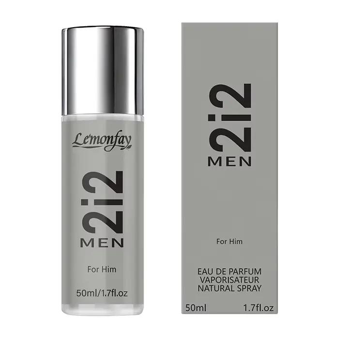 Lemonfay 2i2 Eau de Parfum pour Homme, Vaporisateur Naturel, Parfum Longue Durée 50ml/1.7fl.oz pour