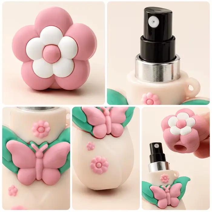 Mini flacon vaporisateur de parfum mignon en forme de fleur de 0