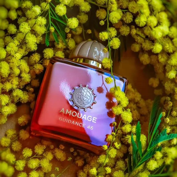 AMOUAGE Guidance 46 100ml Extrait de Parfum Floral Boisé Rose Encens Vanille Ambre Parfum Unisexe de Luxe Longue Durée