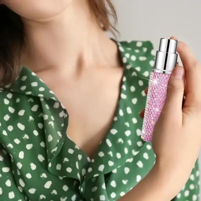 Bouteille de pulvérisation de parfum en cristal de 10ml