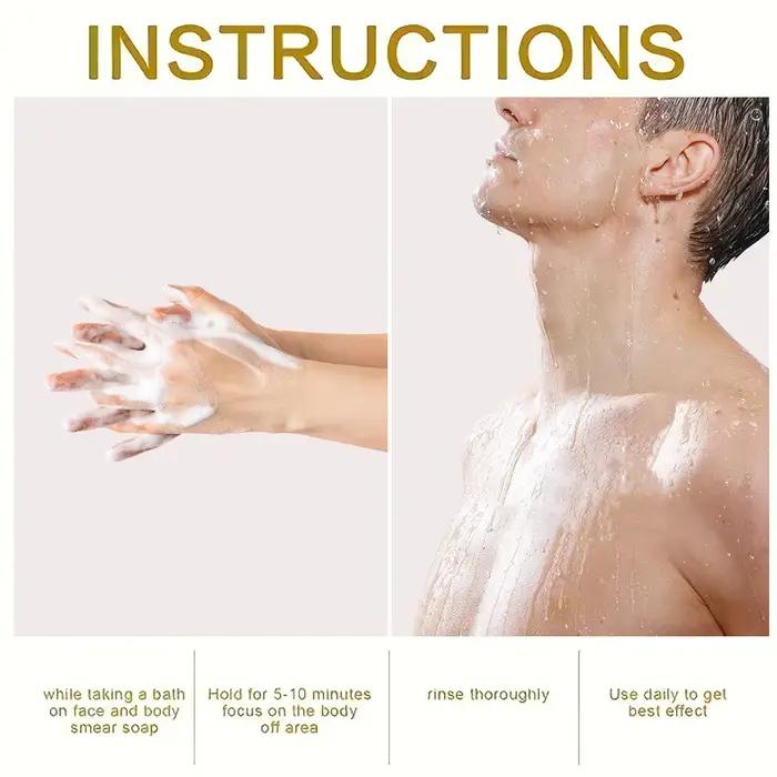 Savon blanchissant fait à la main, soins pour la peau, nettoyage en profondeur, hydratant, huile essentielle, savon doux, éclaircit la peau, savon au bois de santal