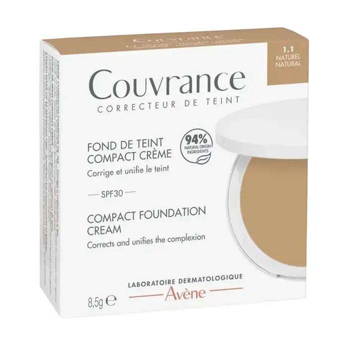 Couvrance Fond De Teint Crème Compacte 1.1 Naturel