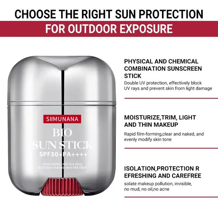 Crème solaire mate isolante anti-UV