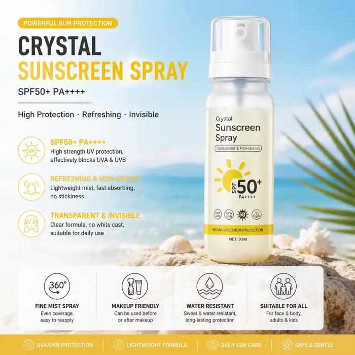 Spray solaire SPF50+ PA++++ 90 ml