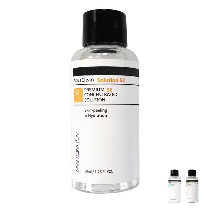 Solution professionnelle dermabrasion, sérum pour le visage Aqua 50ml pour machines de soins de la peau, traitement hydratant et nettoyant en profondeur pour Salon