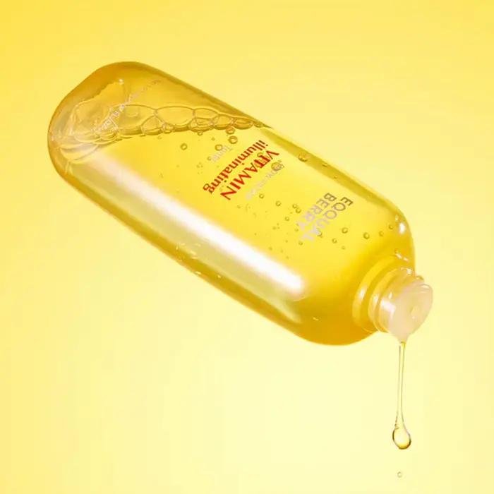 Tonique éclaircissant à la vitamine EQUAL BERRY Contient de la vitamine C, de la niacinamide, hydrate, éclaircit, améliore le teint terne, exfolie en douceur