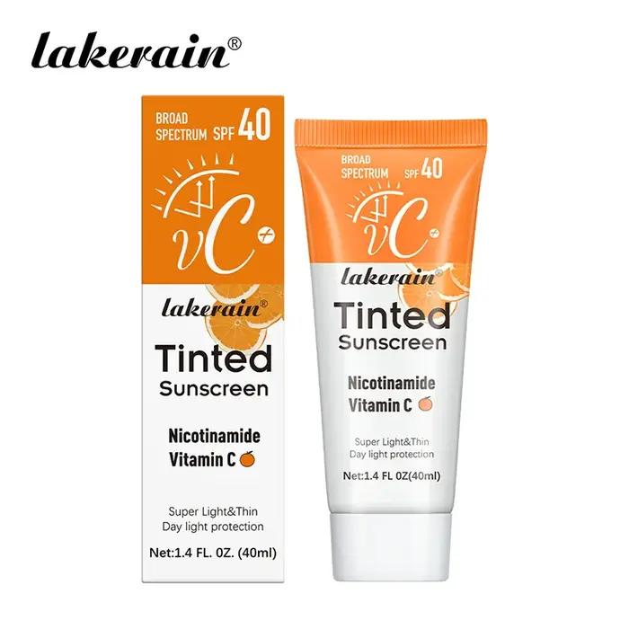 Éventuelles F40-Crème Solaire Teintée à la Nicotinamide et à la Vitamine C