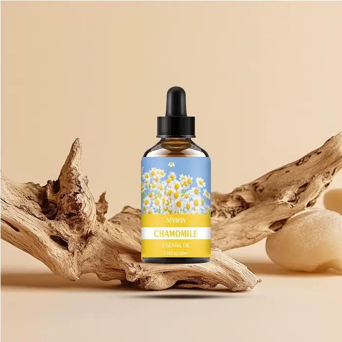 L'huile essentielle de camomille 30 ml/60 ml/100 ml convient à l'hydratation du visage