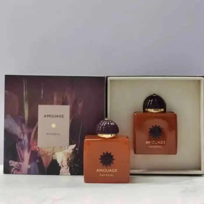 Amouage 100ml Parfum Unisexe Vanille Tabac Oud Boisé Épicé Longue Durée Eau de Parfum Parfum de Luxe Cadeau pour Femme Homme