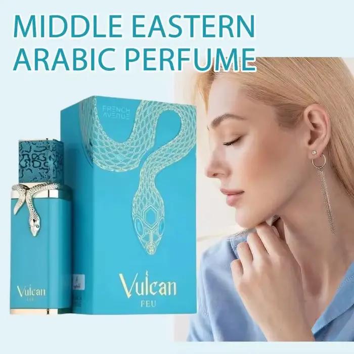 Parfum unisexe longue durée Fragrance Vulcan Feu, parfum arabe du Moyen-Orient, Dubaï, Eau de Parfum pour homme et femme, luxe