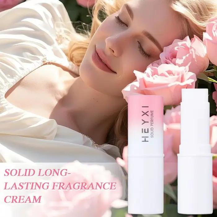 Baume de parfum solide portable aux senteurs fraîches naturelles