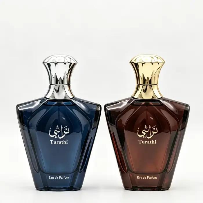 Parfum de luxe arabe 90ml Jasmin Citron Ambre Eau de Toilette Parfum longue durée de qualité supérieure pour femmes Parfum unisexe en spray