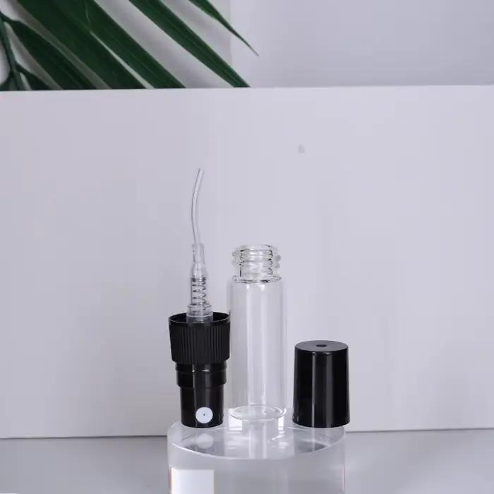 Flcopropriété de parfum en verre transparent de haute qualité