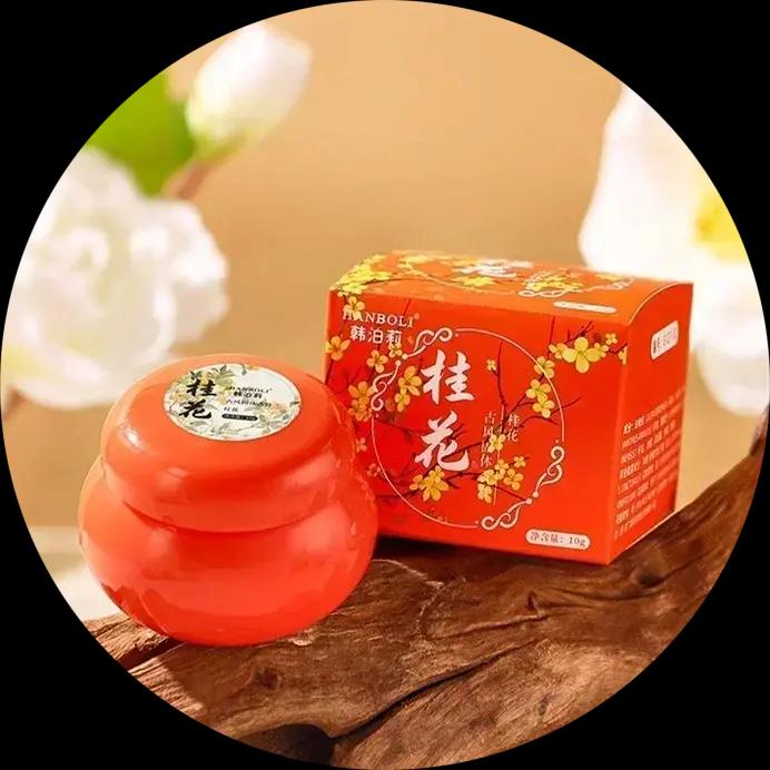 Femme gardénia solide parfum Portable
