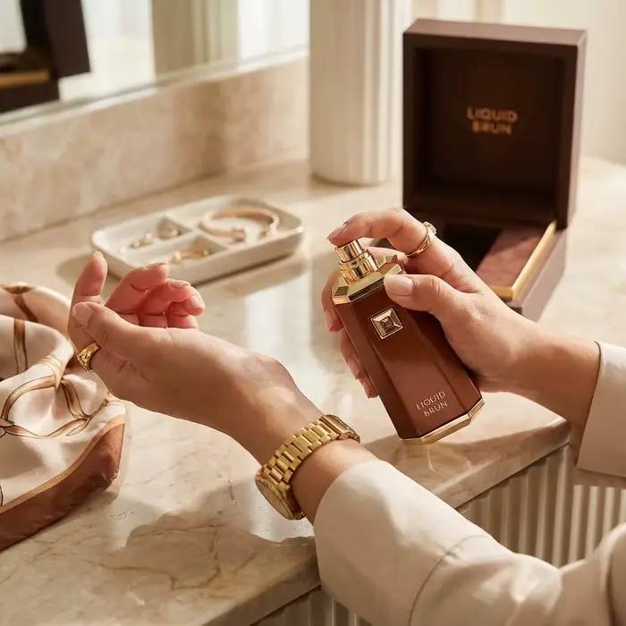 Parfum Arabe Oriental Longue Durée French Avenue Liquid Brun Azzure Aoud Cacao Morado Boisé Épicé Vanille Unisexe Cadeau