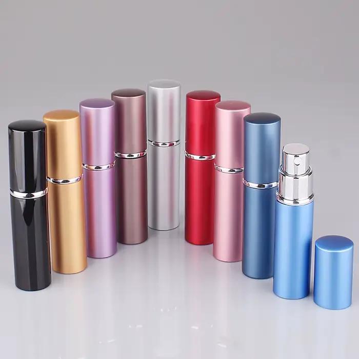 Bouteille de parfum en aluminium rechargeable de 5/10ML