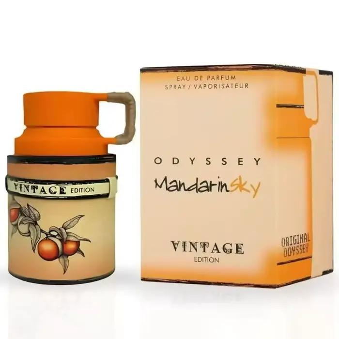 Parfum vintage Odyssey Mandarin Sky 100ml unisexe, eau de parfum longue tenue, senteur élégante et f
