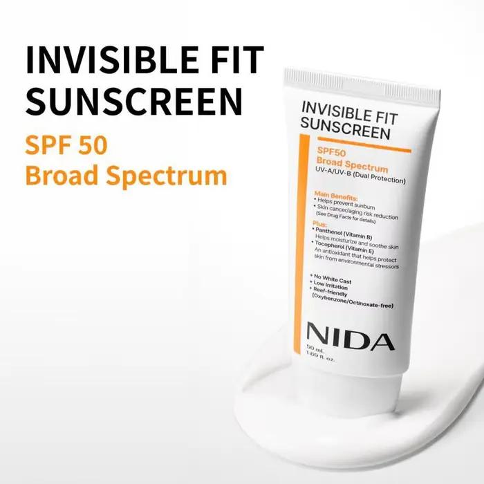 Crème pour les yeux NIDA Skin Care Revive + écran solaire SPF50