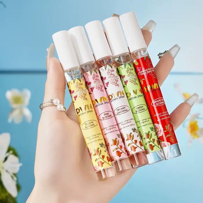 Coffret cadeau de parfum à fleurs, 5 pièces, Spray de parfum à charme élégant, longue durée pour femmes et hommes, phéromone romantique, 10ml