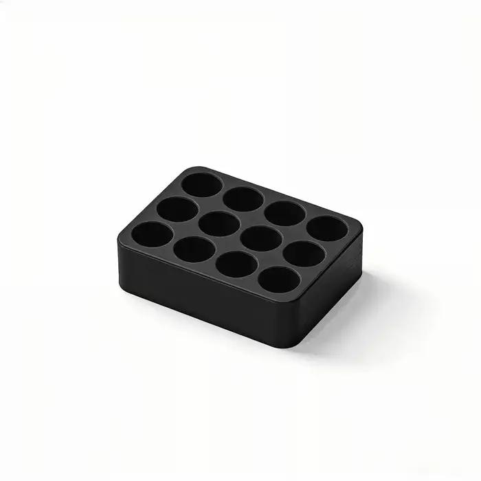 Plateau de présentation pour échantillons de parfum, boîte de rangement pour mini flacons de parfum de 10 mm de diamètre, support de rangement pour cosmétiques