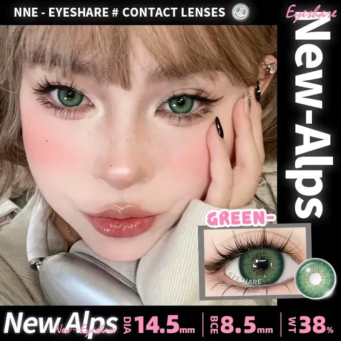 EYESHARE 1 paire de lentilles de Contact de couleur série verte pour les yeux