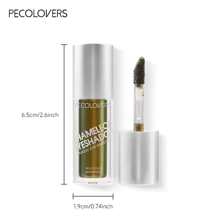 Fard à paupières liquide caméléon de couleur puissante, imperméable, résistant à la sueur, adapté au maquillage audacieux et exagéré, 1 pièce