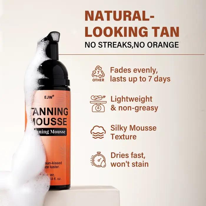 Mousse bronzante - Hydrate et illumine uniformément et efficacement