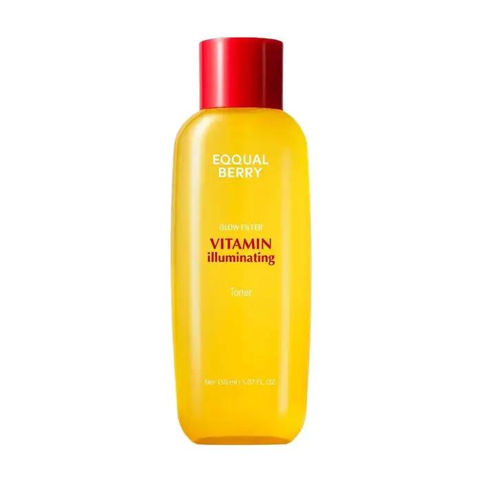 Tonique éclaircissant à la vitamine EQUAL BERRY Contient de la vitamine C, de la niacinamide, hydrate, éclaircit, améliore le teint terne, exfolie en douceur