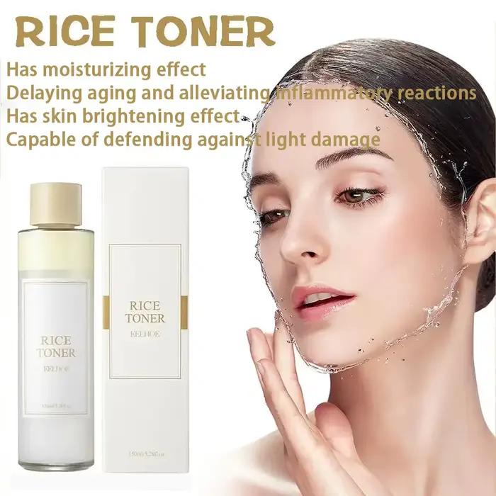 Toner de riz hydratant et raffermissant pour la peau, apaisant, réparateur de la barrière cutanée, éclaircissant pour le visage, soins pour la peau, 150ml