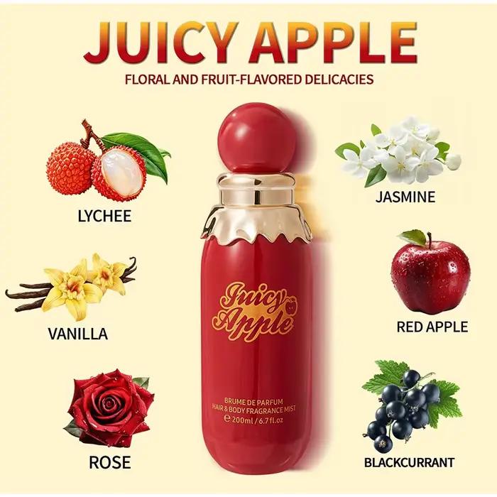  Parfum Gourmand, Chocolat Crémeux Coco Pomme Juteuse Vanille pour Femme