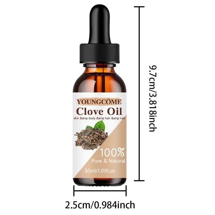 Huile essentielle de clous de girofle hydratante pour tous les types de peau soins anti-âge revitalisants essence pour le visage jeunesse luminosité peau sèche régénération cutanée jeunesse durable soins quotidiens femmes