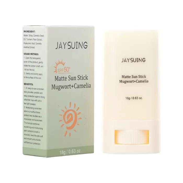 Bâton de protection solaire mat SPF50 +, crème de protection UV, Anti-oxydant, contrôle de l'huile,