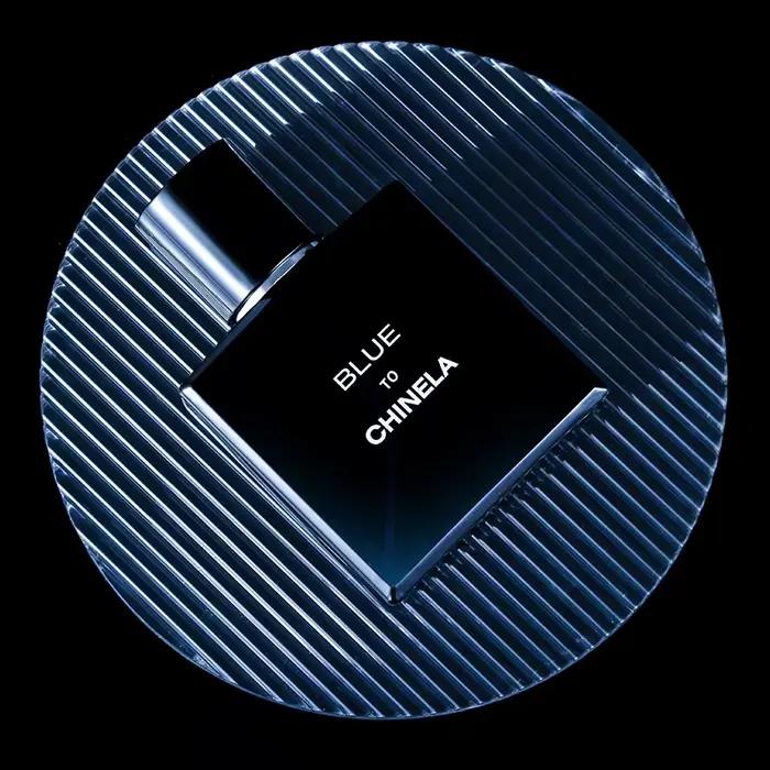 Parfum Phéromone Longue Durée Boisé Frais pour Homme, Cologne Bleue 50ml pour Étudiants, Le Choix du Charme Masculin