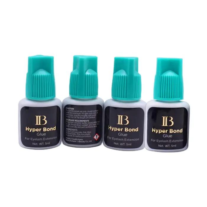 Colle coréenne IB Hyper Bond pour Extensions de cils, 3/5/10 bouteilles, individuelle, 5ml, séchage