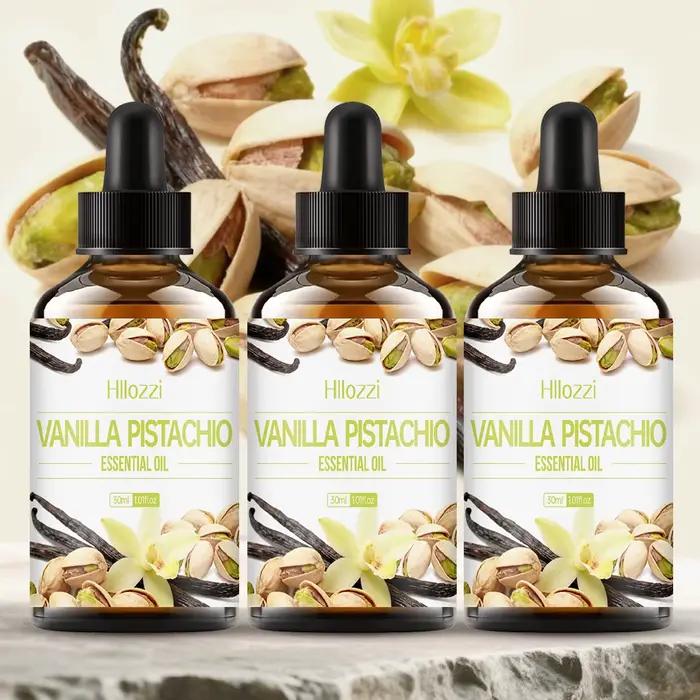 L'huile essentielle de pistache de vanille a un arôme doux et convient aux diffuseurs et au massage corporel