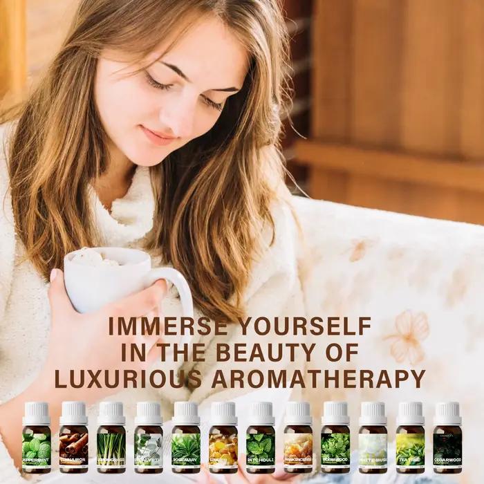 Huile d'arbre à thé pour l'aromathérapie, bougies DIY, huiles essentielles naturelles d'arbre à thé 10 ml, cadeau pour les voyages, le camping, la randonnée