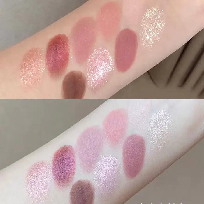 Palette de fards à paupières Rose 9 couleurs