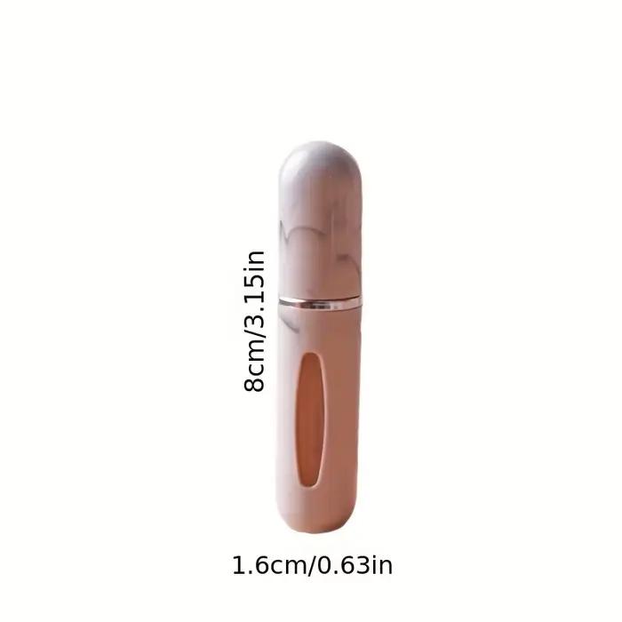 Mini flacon vaporisateur de parfum rechargeable de 5 m à motif verre