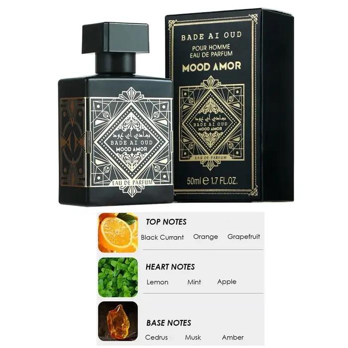 Bade Ai Oud Pour Homme Eau De Parfum Mood Amor 50ML arabe unisexe longue durée