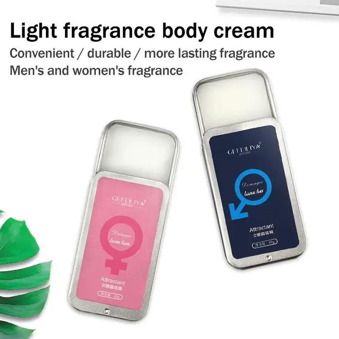Parfum Solide Corporel aux Phéromones pour Femme et Homme – Longue Durée, Format de Poche, Parfum Léger et Portable – Nouveauté 2026