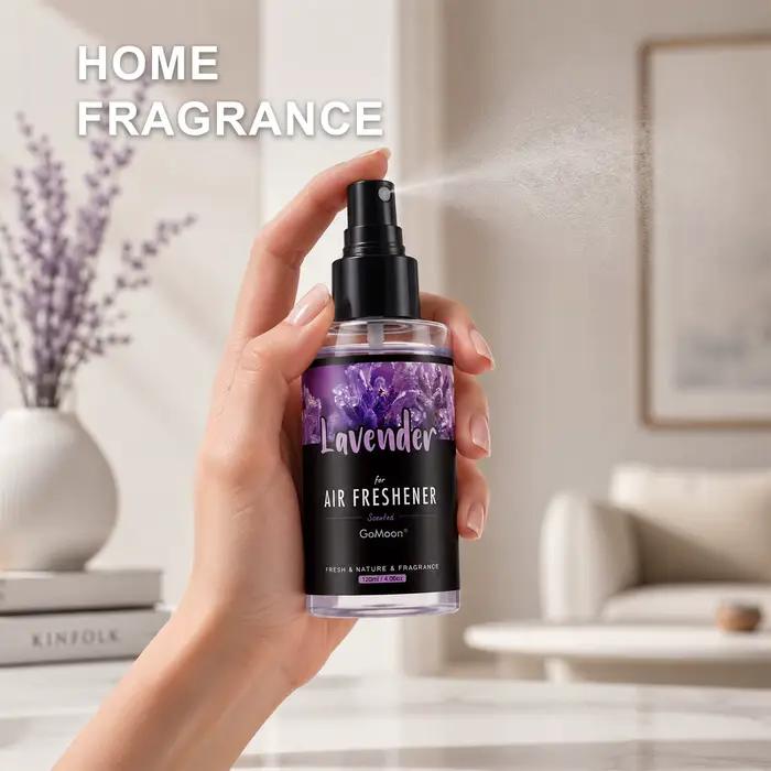 Spray de parfum pour voiture haut de gamme à la lavande naturelle, 120 ml/4,06 oz, parfum longue durée, adapté à la maison et à la voiture