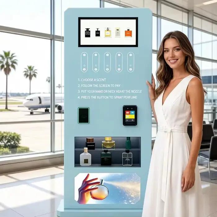 Distributeur automatique de parfum sur mesure, surélevé, du sol au plafond, à vendre, capable de vap