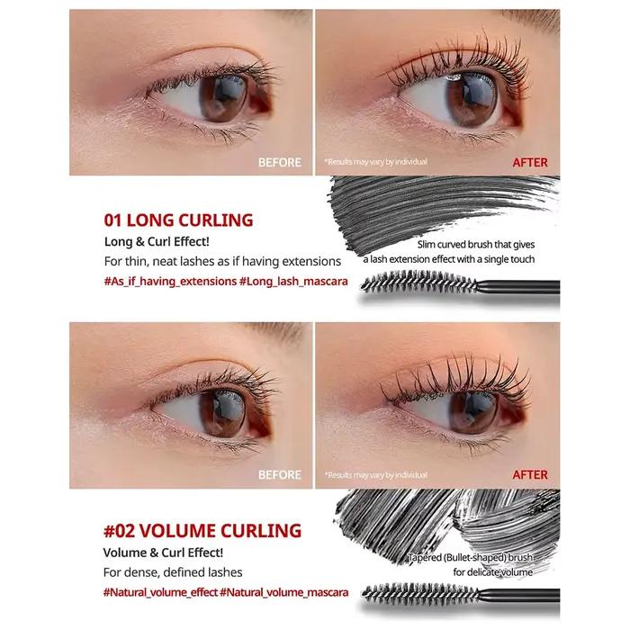 Mascara CLIO Kill Lash Superproof, Formule Volumisante, Léger et Sans Grumeaux, Défini et Séparé, Co