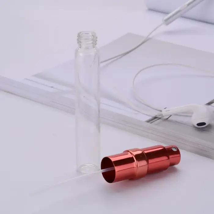 Flacon de parfum 12 ml, petit flacon vide en verre portable pour échantillons, ustensiles cosmétiques, petit flacon pulvérisateur, flacon vide à pression, distributeur