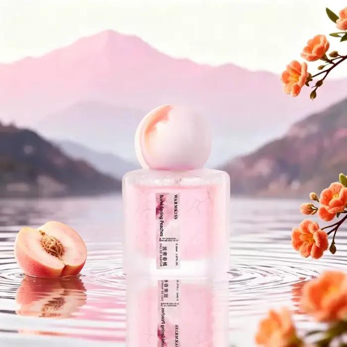 WARMKISS Eau de Parfum pour Femme 50ml Parfum Élégant Longue Durée Bouchon Sphérique Effet Marbre Parfum Frais et Sucré Huile de Parfum