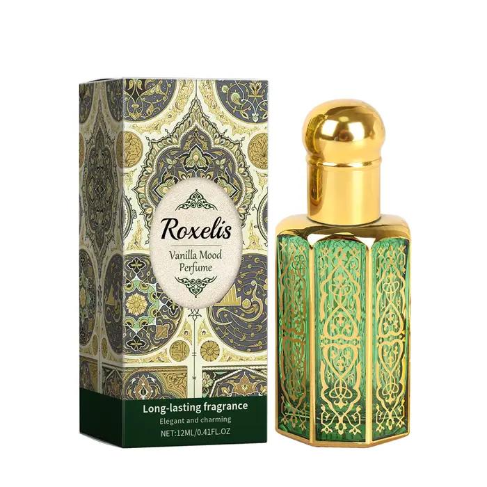 Parfum arabe Roxelis, parfum vanille, parfum élégant, doux, durable, charmant et portable