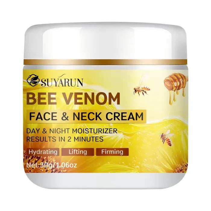 SUYARUN Crème visage anti-âge au collagène au venin d'abeille | Hydratant liftant raffermissant |